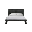 Picket House Furnishings Kenn Full Platform Bed with Arched Base in Black
