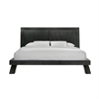 Picket House Furnishings Kenn King Platform Bed with Arched Base in Black