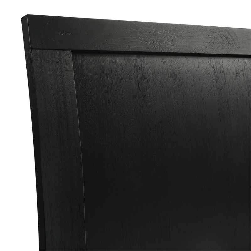 Picket House Furnishings Kenn Twin Platform Bed with Arched Base in Black