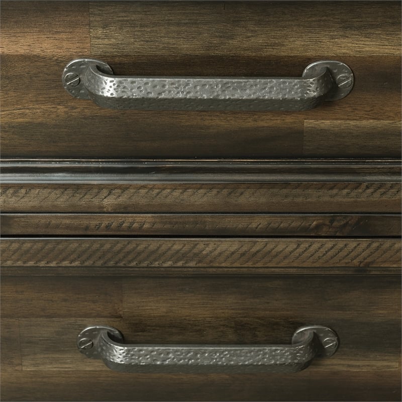 Picket House Furnishings Windom 5-Drawer Chest in Charcoal