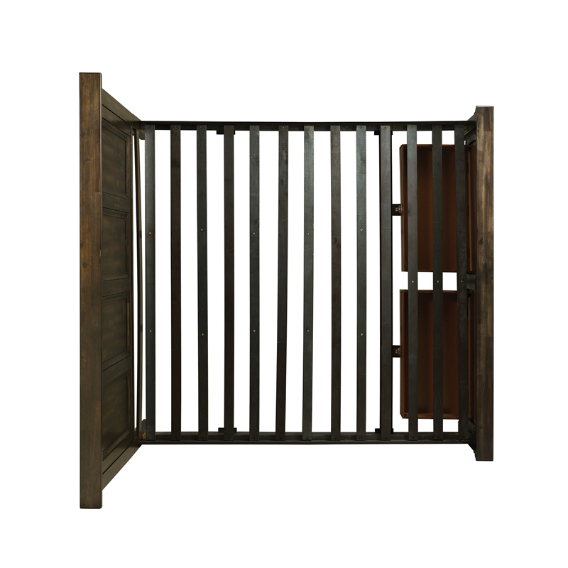 Picket House Furnishings Windom King Storage Bed in Charcoal