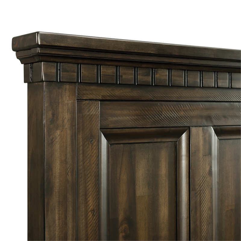 Picket House Furnishings Windom Queen Storage Bed in Charcoal