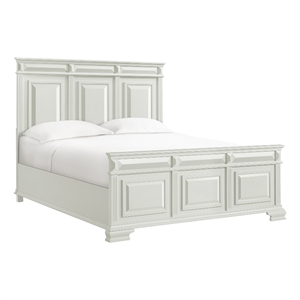 Picket House Furnishings Sumner King Panel Bed in Antique White