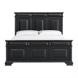 Picket House Furnishings Sumner King Panel Bed in Black