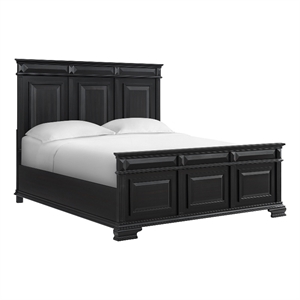 Picket House Furnishings Sumner King Panel Bed in Black