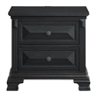 Picket House Furnishings Sumner 2-Drawer Nightstand with USB in Black