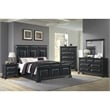 Picket House Furnishings Sumner Queen Panel Bed in Black