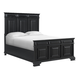 Picket House Furnishings Sumner Queen Panel Bed in Black