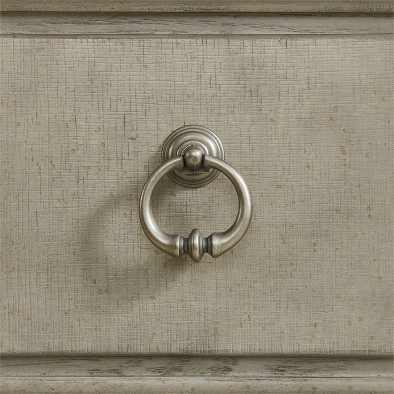 Picket House Furnishings Emiko 5-Drawer Chest in Light Gray