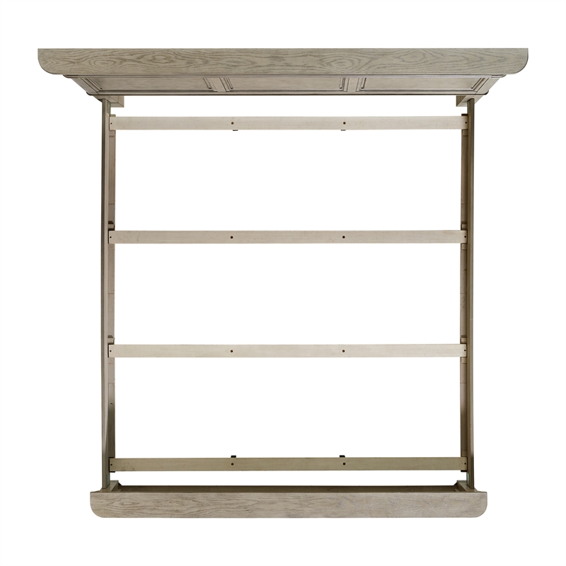 Picket House Furnishings Emiko King Panel Bed in Light Gray