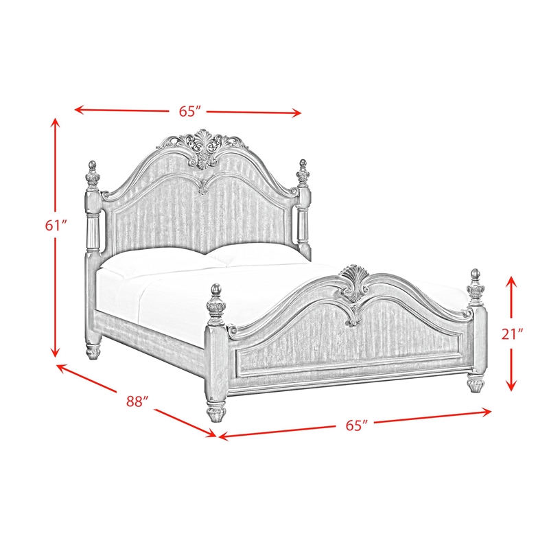Picket House Furnishings Coppola Queen Bed in Cherry