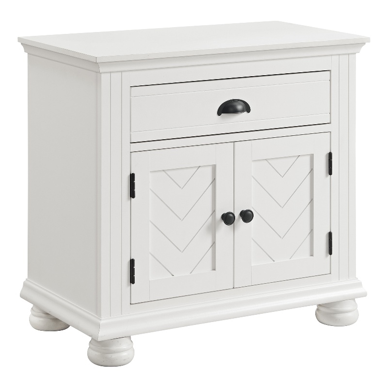 Picket House Furnishings Conaughey 1Drawer Nightstand in White Cymax