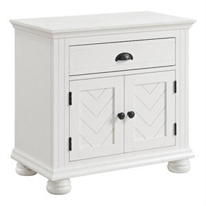 Picket House Furnishings Conaughey  1-Drawer Nightstand in White