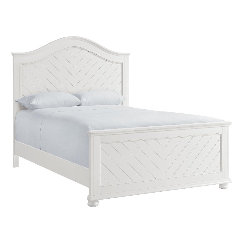 Picket House Furnishings Conaughey  Queen Panel Bed in White