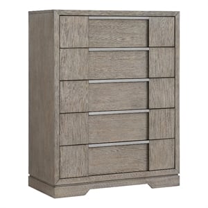 Picket House Furnishings Argo 5-Drawer Chest in Gray