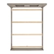 Picket House Furnishings Argo Queen Panel Bed with LED in Gray