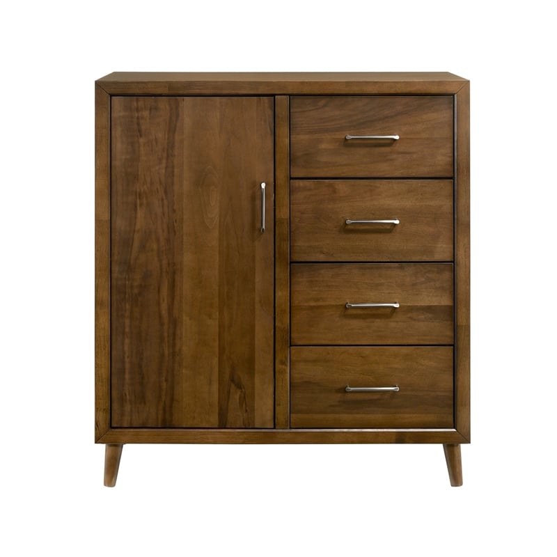 Picket House Furnishings Zuma 4-Drawer Chest in Walnut