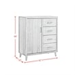 Picket House Furnishings Zuma 4-Drawer Chest in Walnut