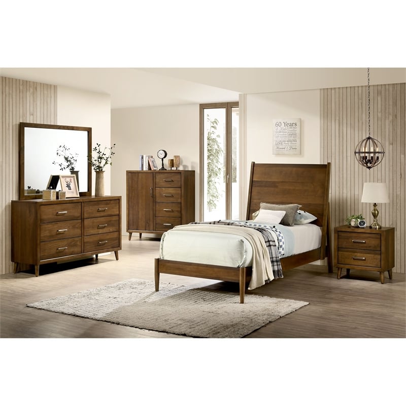 Picket House Furnishings Zuma 4-Drawer Chest in Walnut