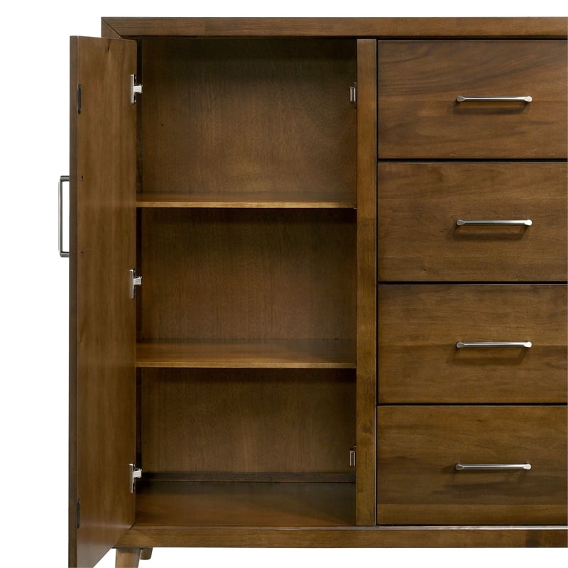 Picket House Furnishings Zuma 4-Drawer Chest in Walnut