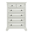 Picket House Furnishings Sumner  6-Drawer Chest in Antique White