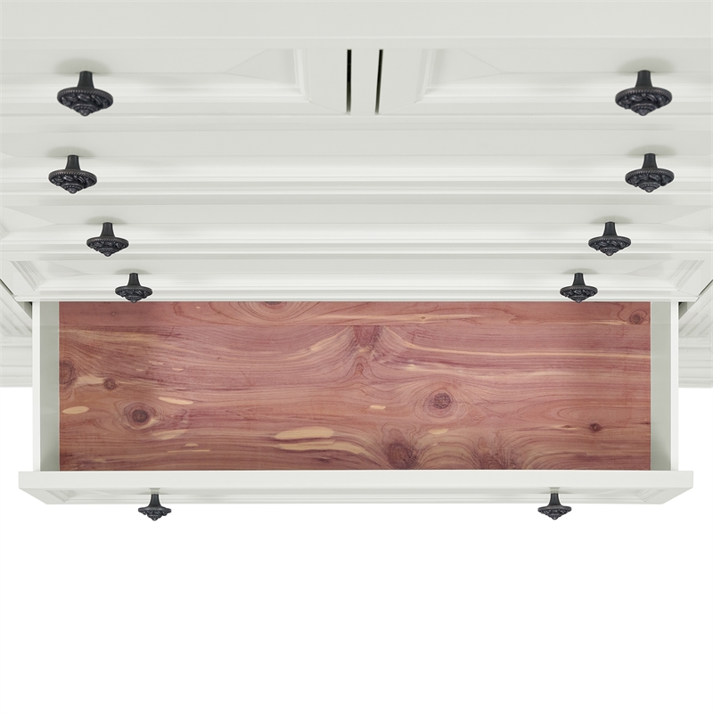 Picket House Furnishings Sumner  6-Drawer Chest in Antique White