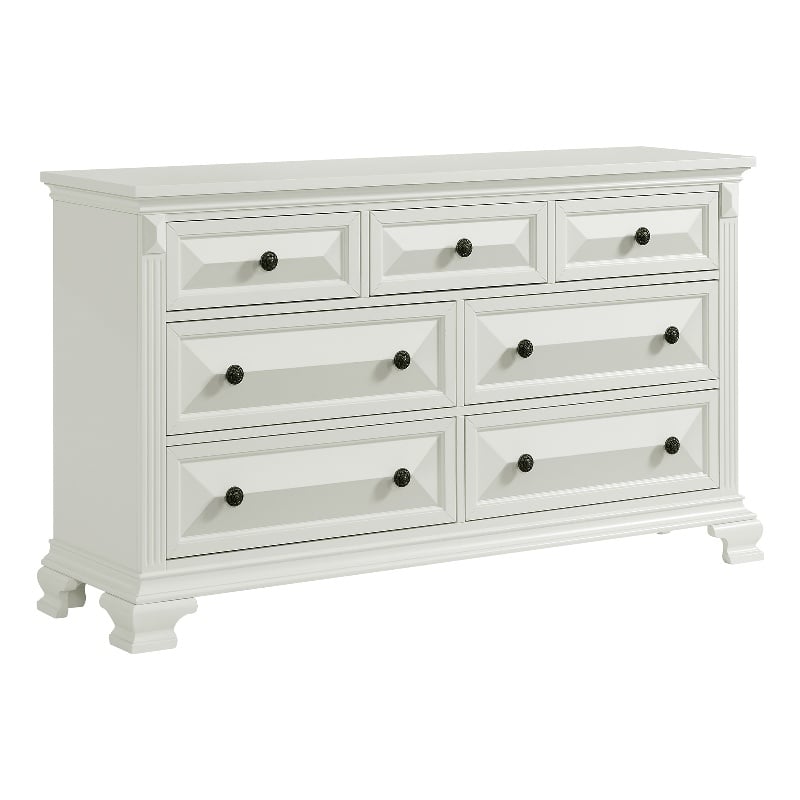 Picket House Furnishings Sumner 7-Drawer Dresser in Antique White