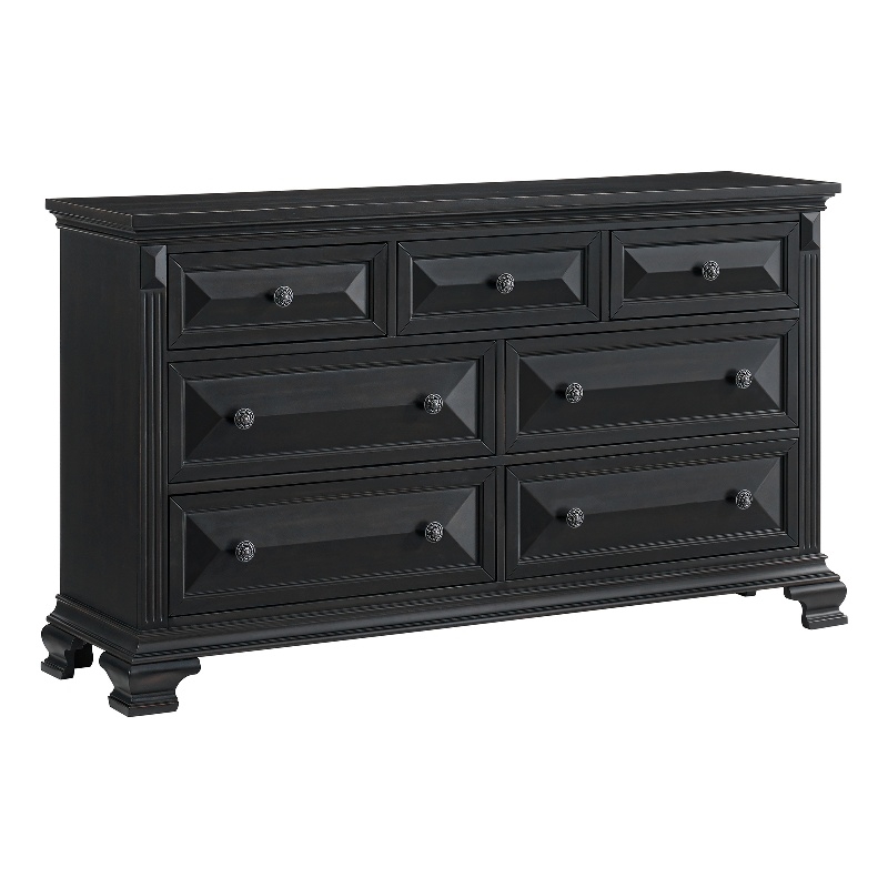 Picket House Furnishings Sumner 7-Drawer Dresser in Black