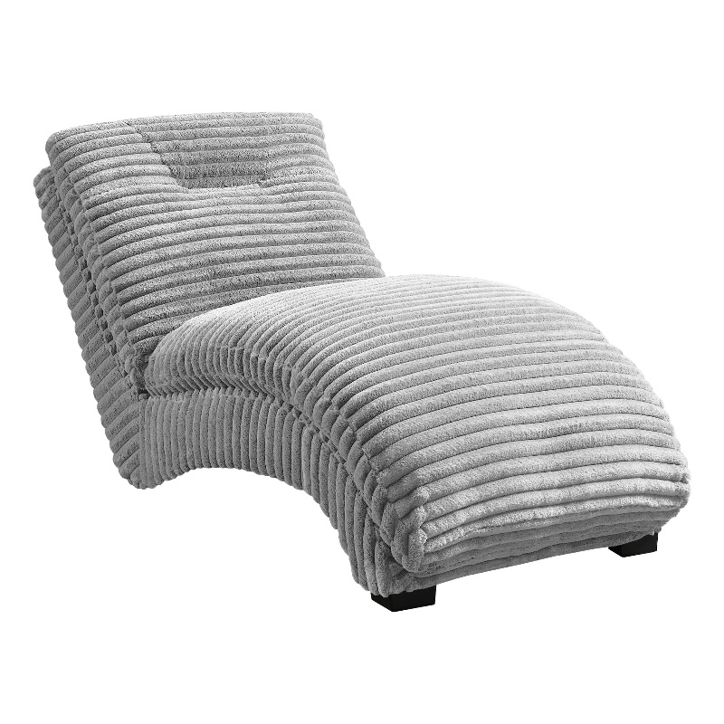 Picket House Furnishings Victoria Chaise in Masis Silver