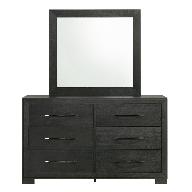 Picket House Furnishings Kenn Dresser & Mirror Set in Black