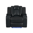 Picket House Furnishings Amias Power Motion Recliner - Pebble Black