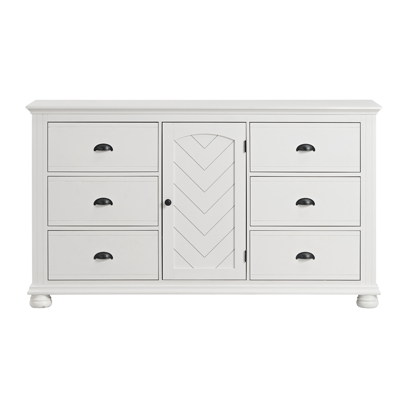 Picket House Furnishings Conaughey  6-Drawer Dresser in White