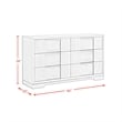Picket House Furnishings Argo 6-Drawer Dresser in Gray