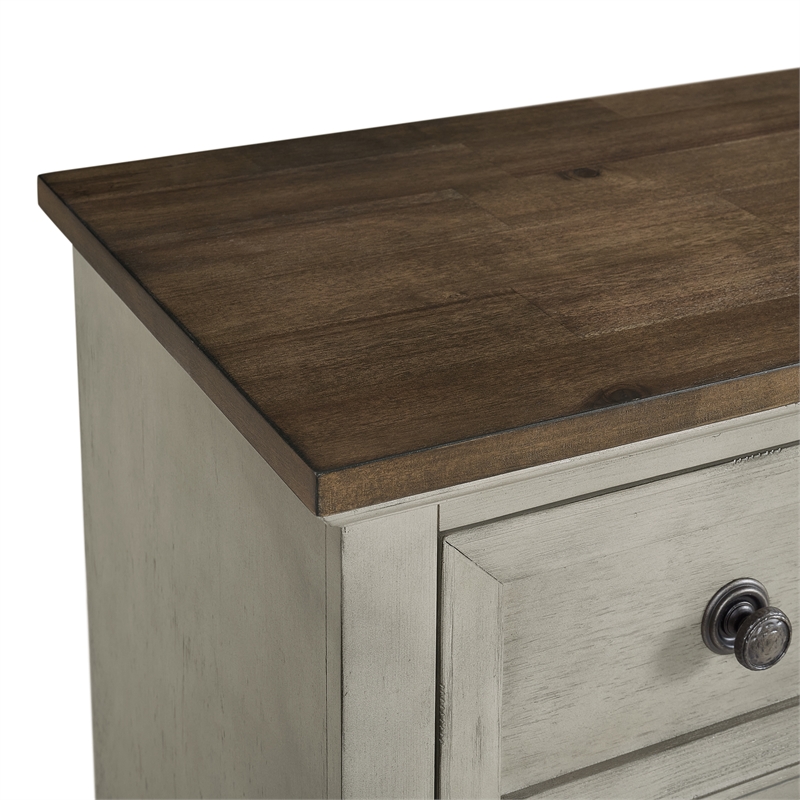 Picket House Furnishings Bloomfield Dresser in Medium Brown & Washed Stone