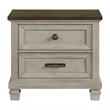 Picket House Furnishings Bloomfield 2-Drawer Nightstand with USB - Medium Brown