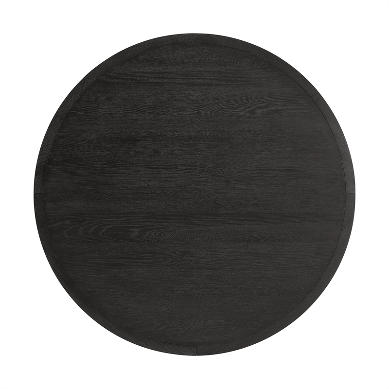 Picket House Furnishings Armes Round Dining Table in Black