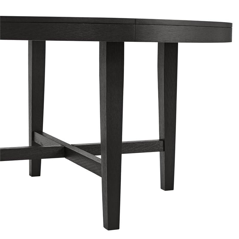 Picket House Furnishings Armes Round Dining Table in Black