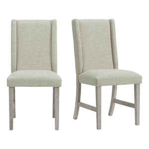 Picket House Furnishings Holmes Dining Side Chair with Heirloom Fabric in White