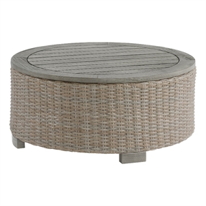Picket House Furnishings Camal Round Coffee Table - Tan