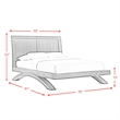 Picket House Furnishings Kenn Queen Panel 3PC Bedroom Set in Black