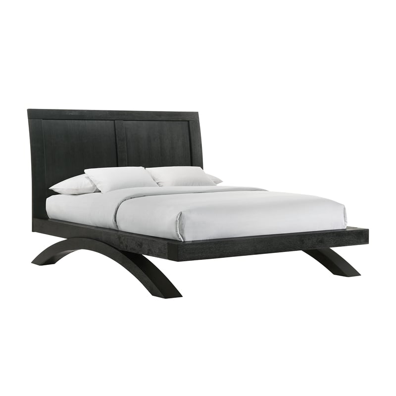 Picket House Furnishings Kenn Queen Panel 5PC Bedroom Set in Black