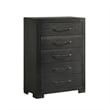 Picket House Furnishings Kenn Queen Panel 5PC Bedroom Set in Black