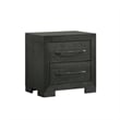 Picket House Furnishings Kenn Queen Panel 5PC Bedroom Set in Black