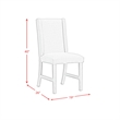 Picket House Furnishings Holmes 6PC Standard Height Dining Set in White