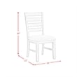 Picket House Furnishings Bloomfield 6PC Dining Set - Medium Brown & Washed Stone