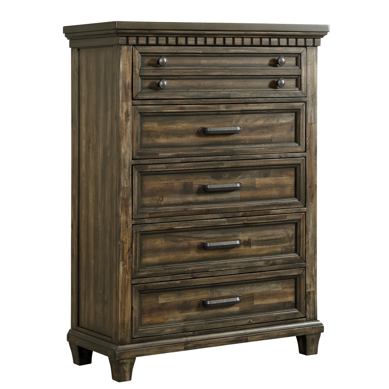 Picket House Furnishings Windom Queen Storage 3PC Bedroom Set in Charcoal