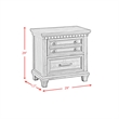Picket House Furnishings Windom Queen Storage 3PC Bedroom Set in Antique White