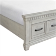 Picket House Furnishings Windom Queen Storage 3PC Bedroom Set in Antique White