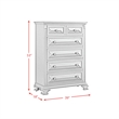 Picket House Furnishings Sumner King Panel 3PC Bedroom Set in Antique White