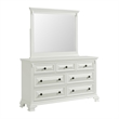 Picket House Furnishings Sumner King Panel 5PC Bedroom Set in Antique White